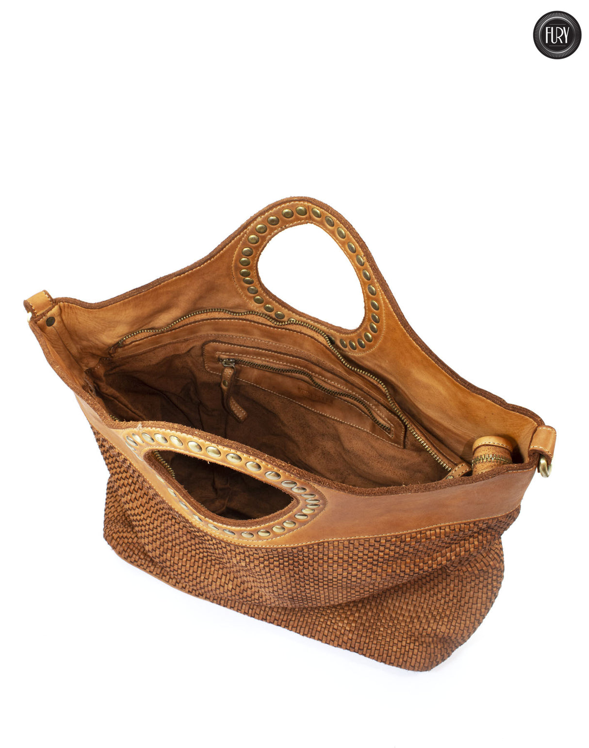 Borsa Eterna in pelle intrecciata