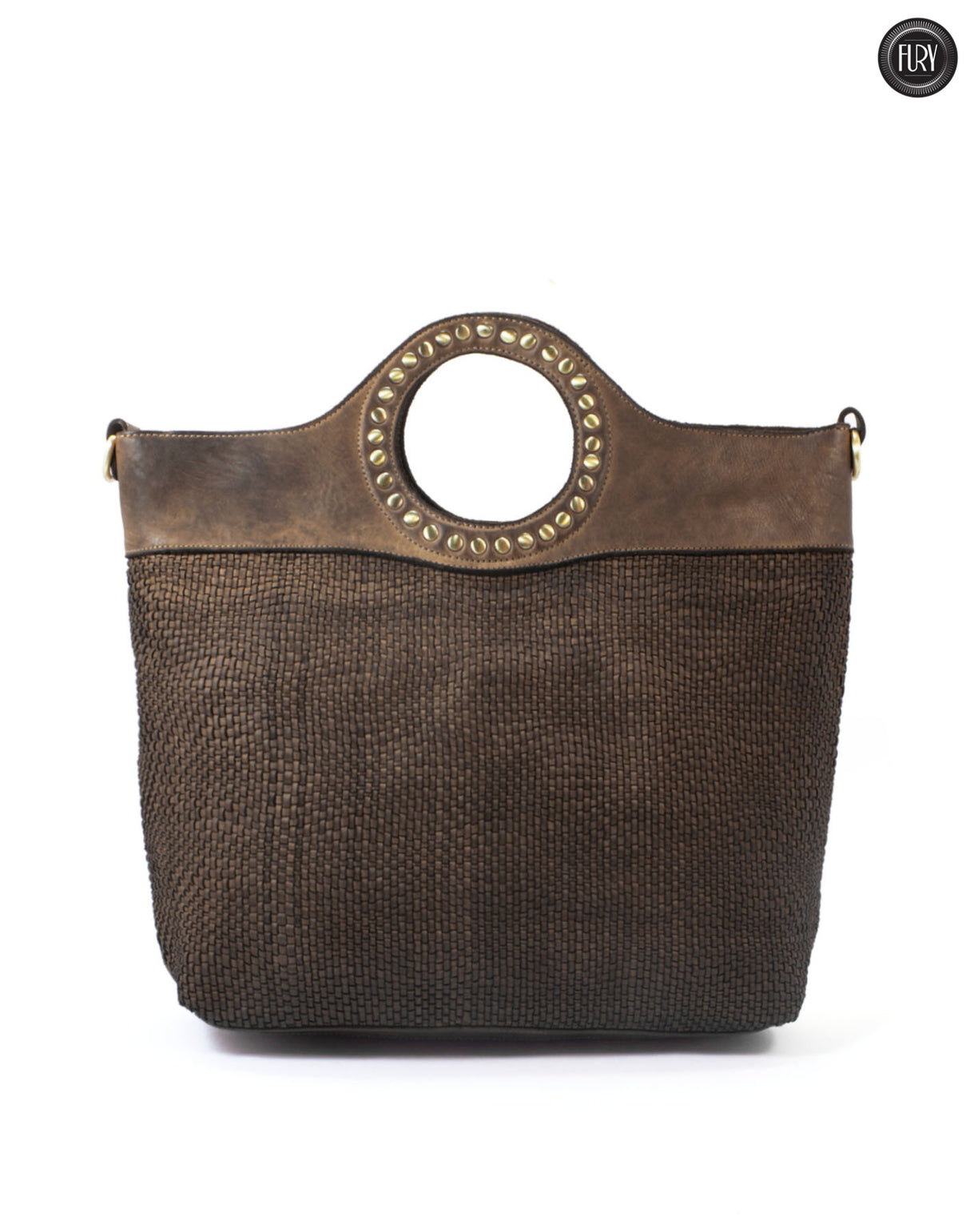 Borsa Eterna in pelle intrecciata