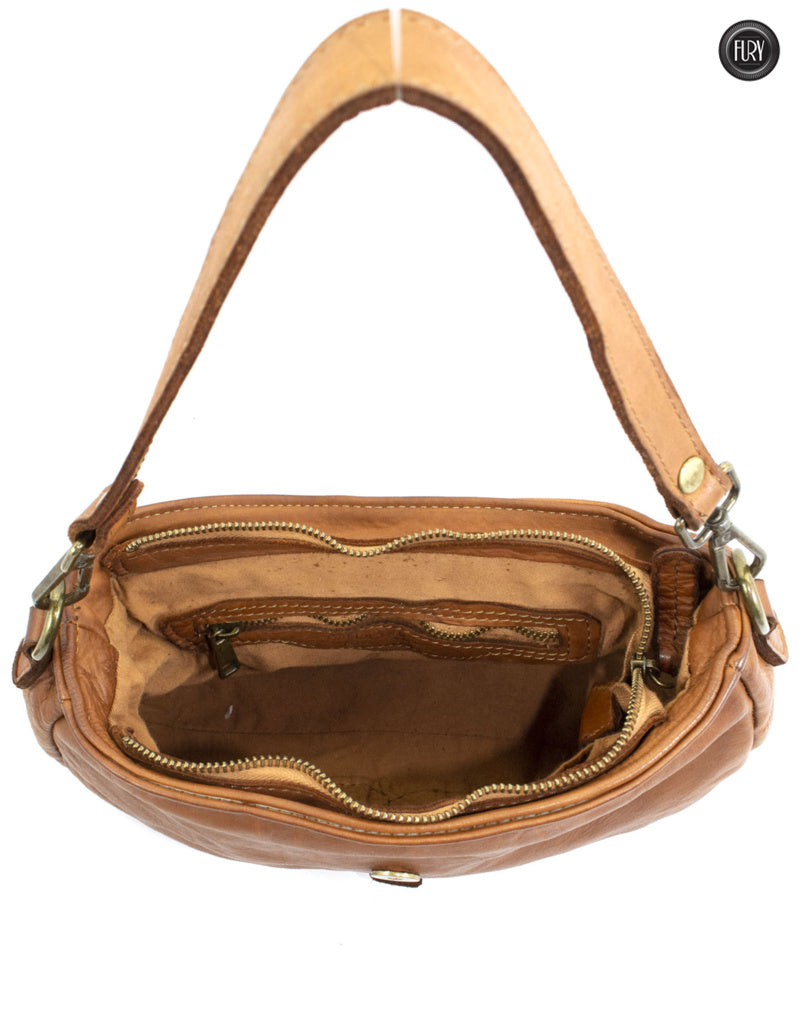 Borsa Livia in pelle intrecciata