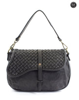 Borsa Livia in pelle intrecciata