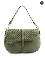 Borsa Livia in pelle intrecciata