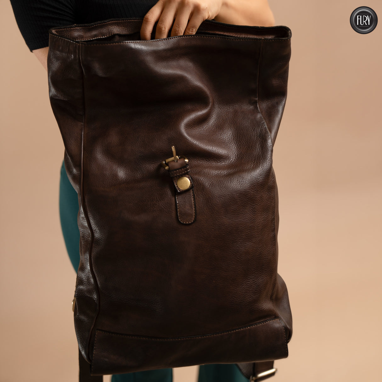 Ettore leather backpack