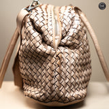 Borsa Lea in pelle intrecciata