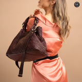 Agata bag in woven leather