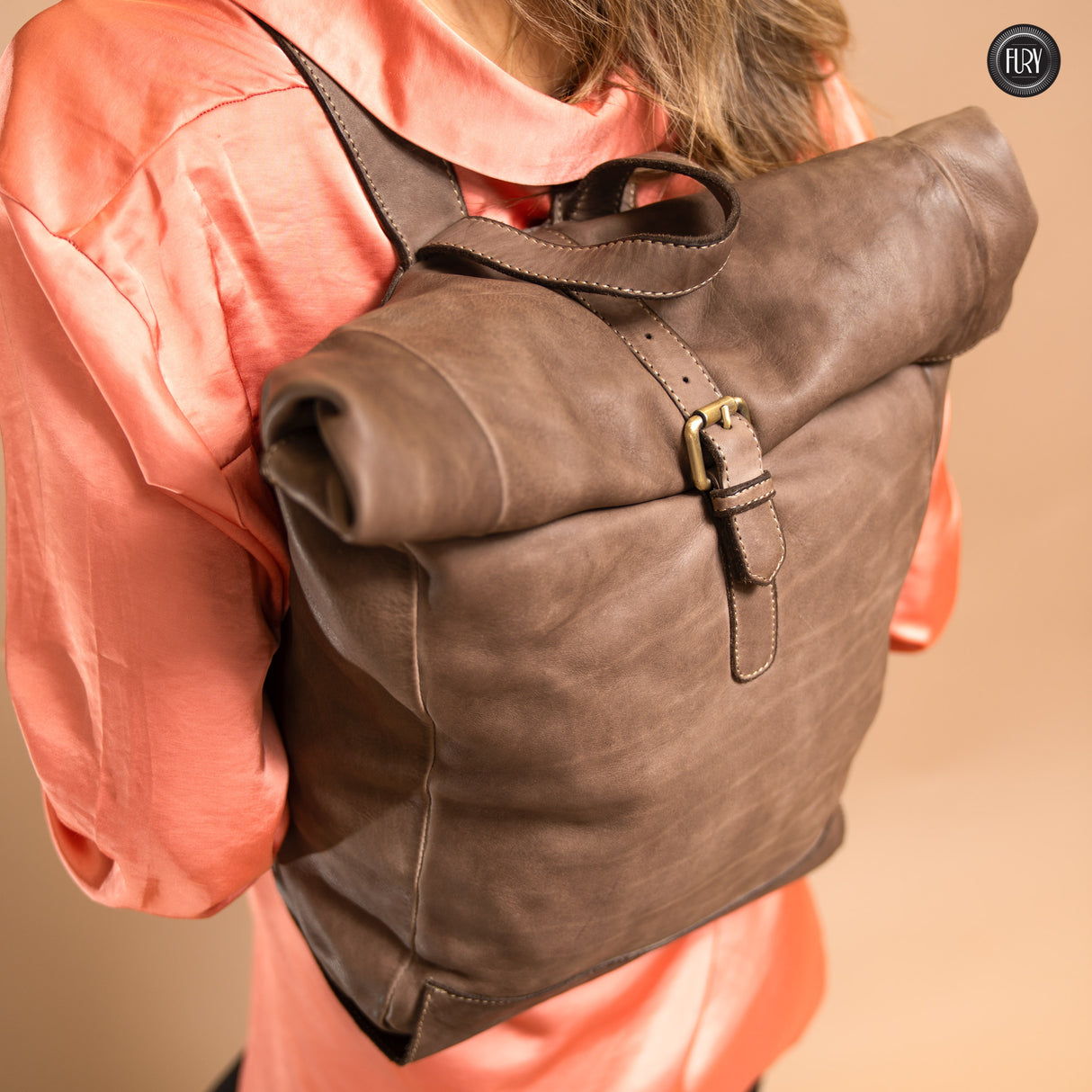 Ettore leather backpack