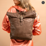 Ettore leather backpack