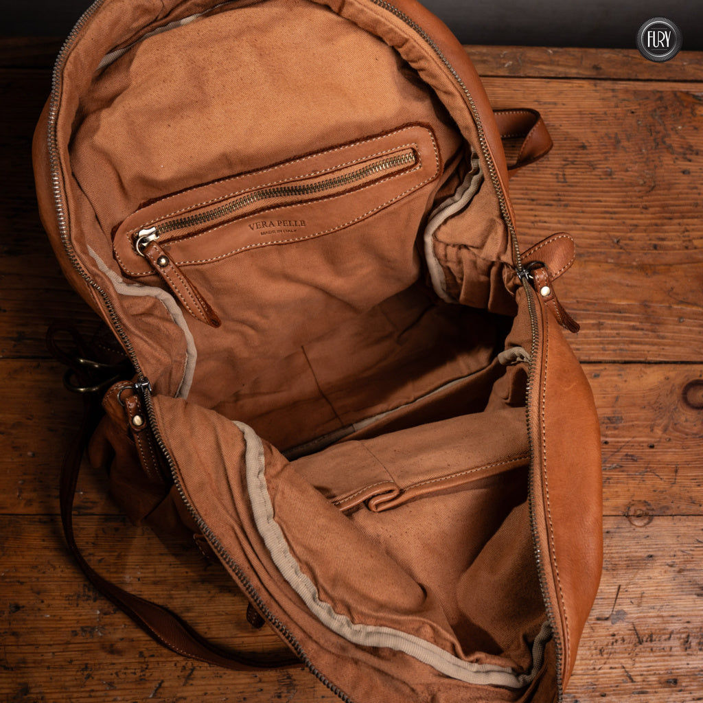 Zaino Argo in pelle