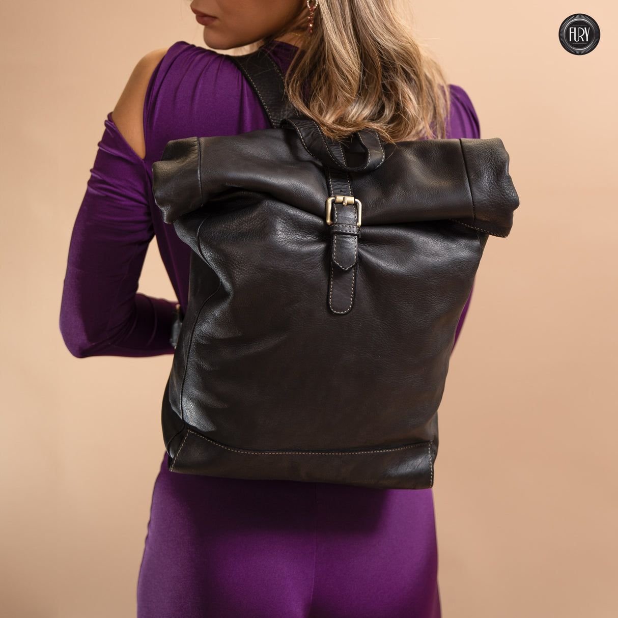 Ettore leather backpack