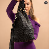 Agata bag in woven leather