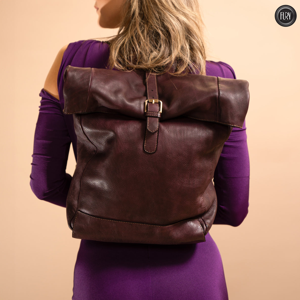 Ettore leather backpack