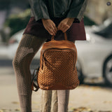 Zaino Arco in pelle intrecciata