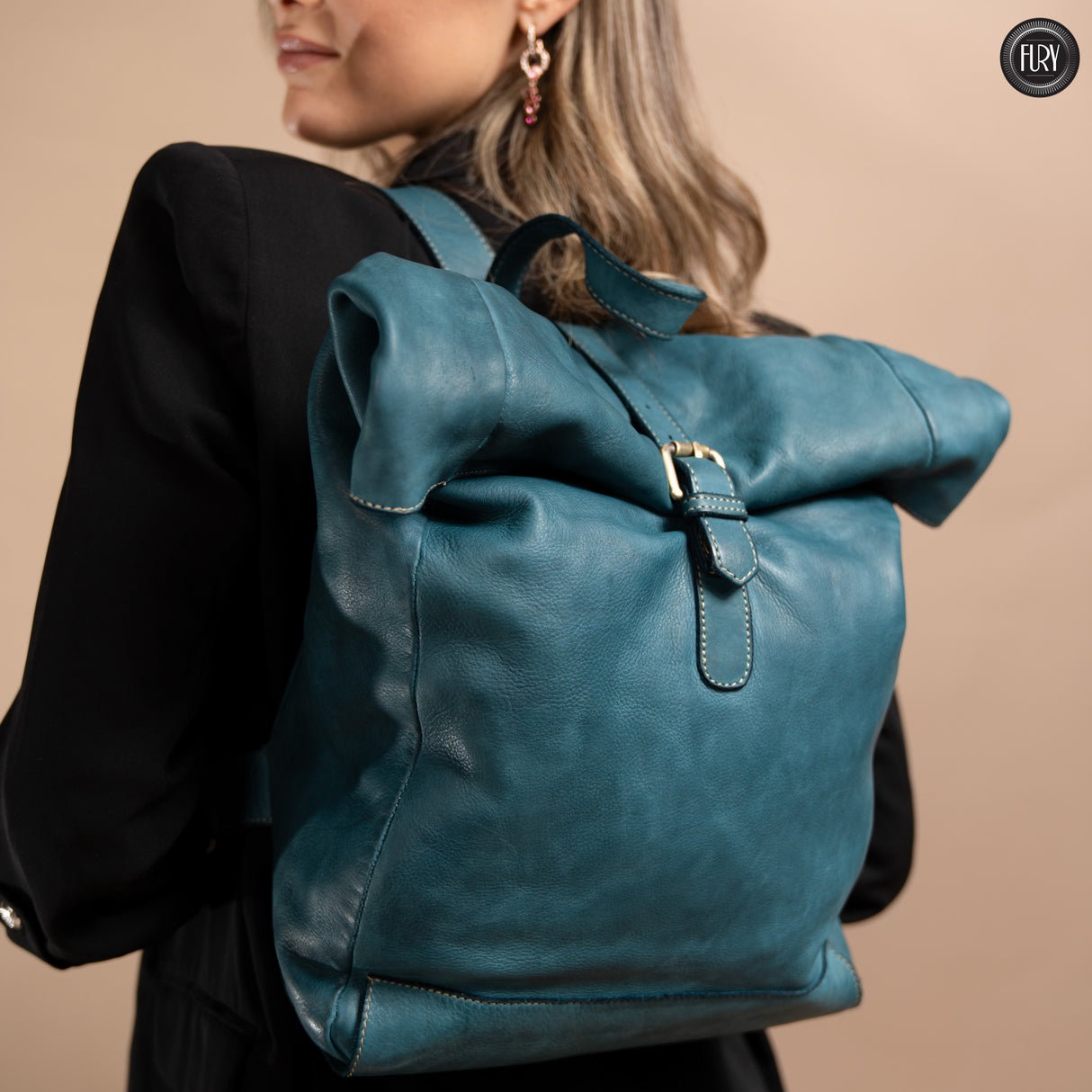 Ettore leather backpack