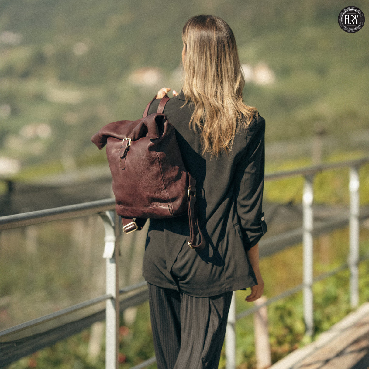 Ettore leather backpack