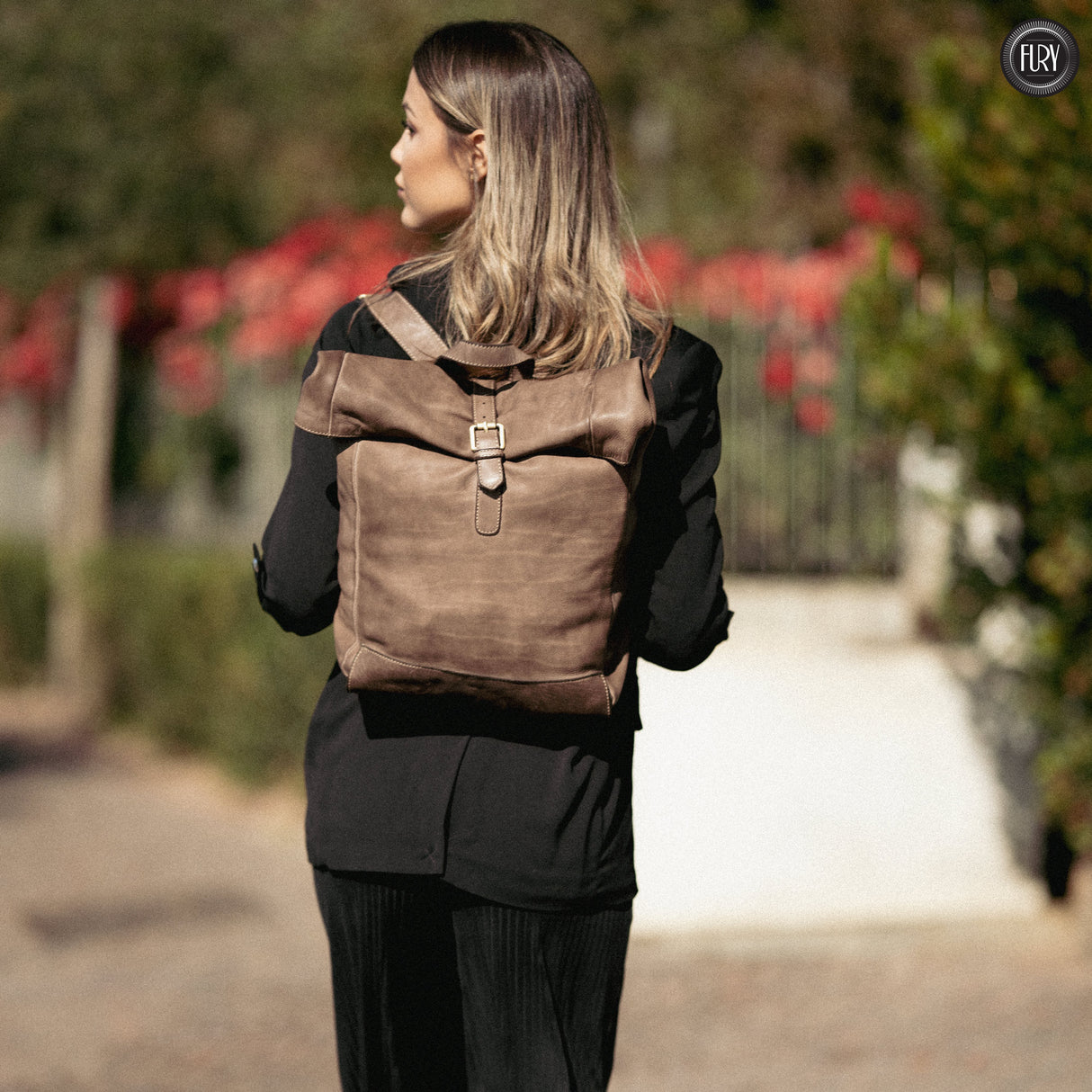 Ettore leather backpack