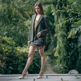 Borsetta Sibilla in pelle intrecciata