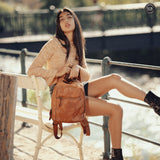 Darwin man/woman leather backpack