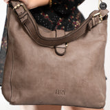 Sandy leather bag