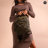 Darwin man/woman leather backpack