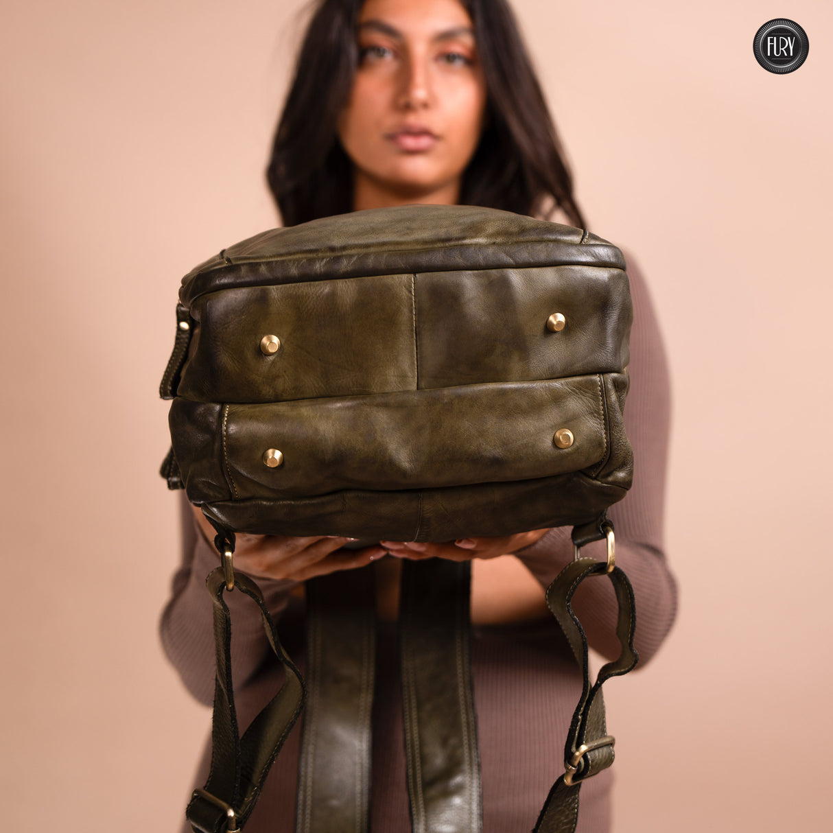 Darwin man/woman leather backpack