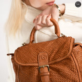 Camilla bag in woven leather