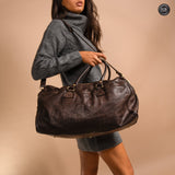 Mike leather duffle bag