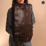 Mike leather duffle bag