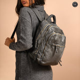 Darwin man/woman leather backpack