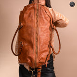 Mike leather duffle bag