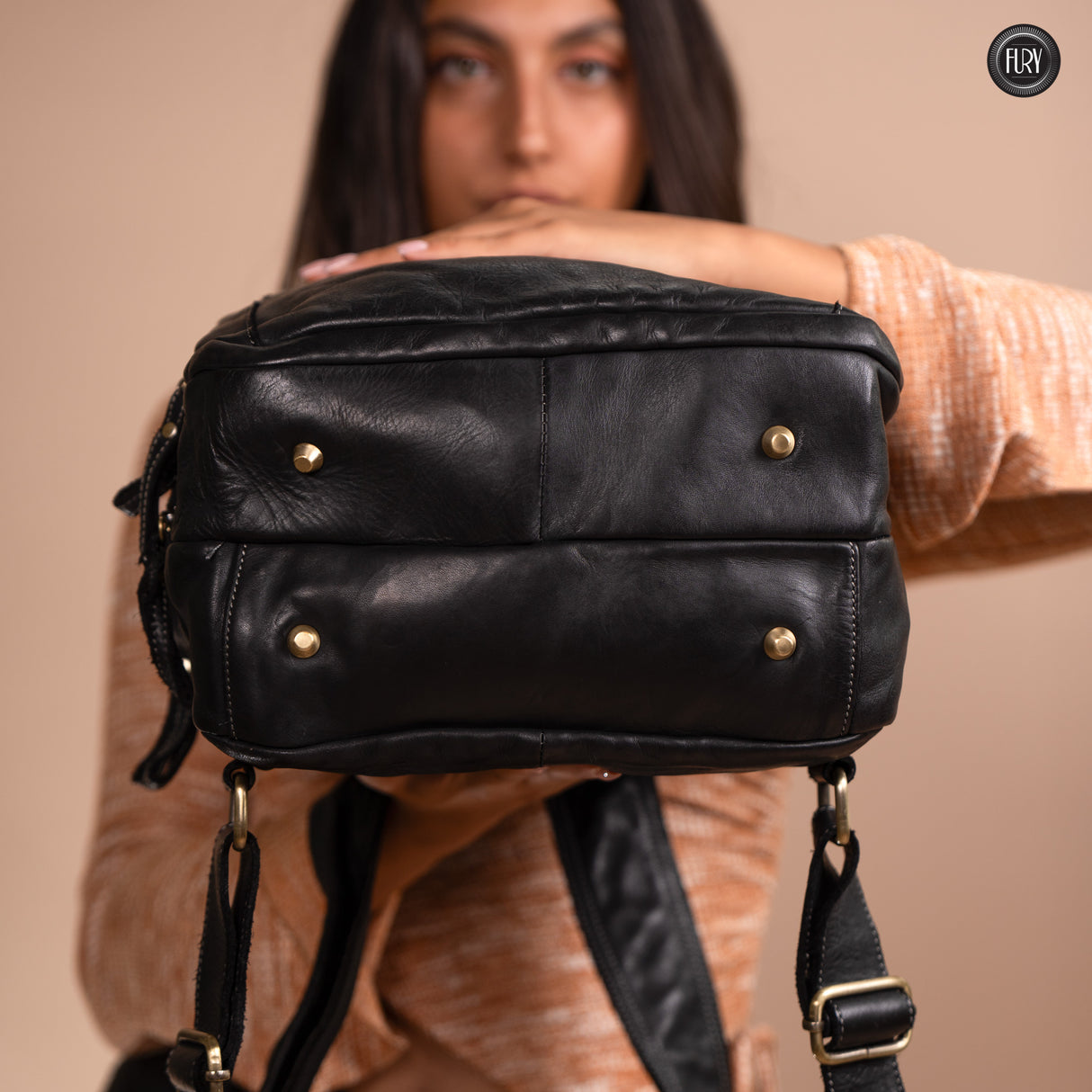 Darwin man/woman leather backpack