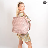 Virginia maxi bag in woven leather