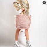 Virginia maxi bag in woven leather