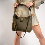 Sandy leather bag