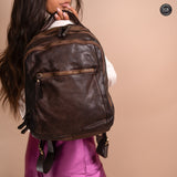 Darwin man/woman leather backpack