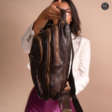 Darwin man/woman leather backpack