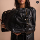 Mike leather duffle bag