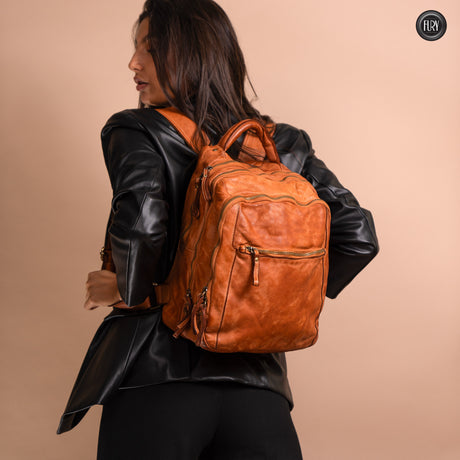 Darwin man/woman leather backpack