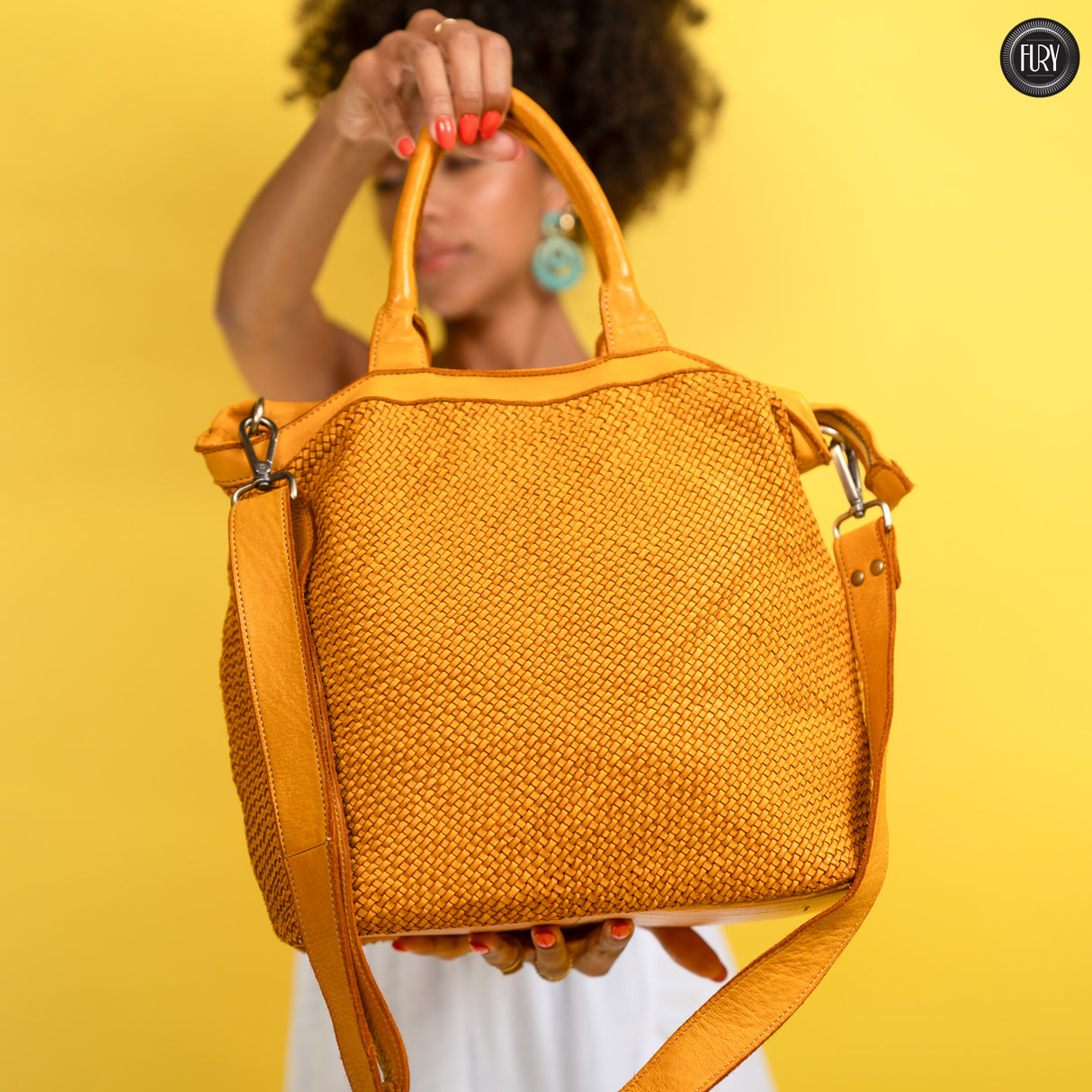 Tullia bag in woven leather