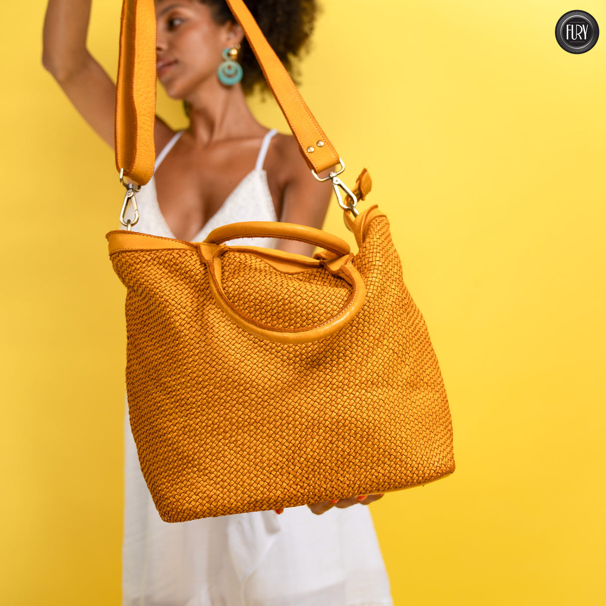 Tullia bag in woven leather