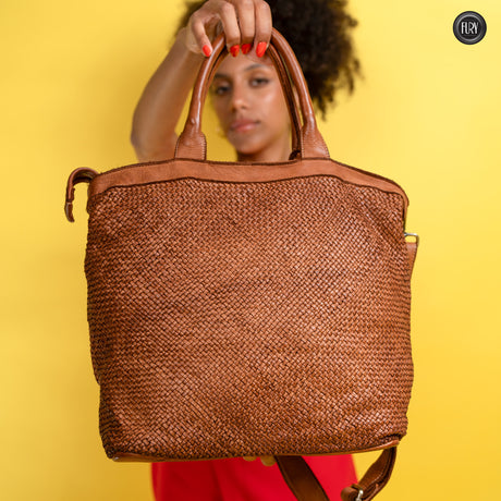 Tullia bag in woven leather