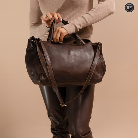 Borsa V in pelle