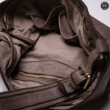 Sandy leather bag