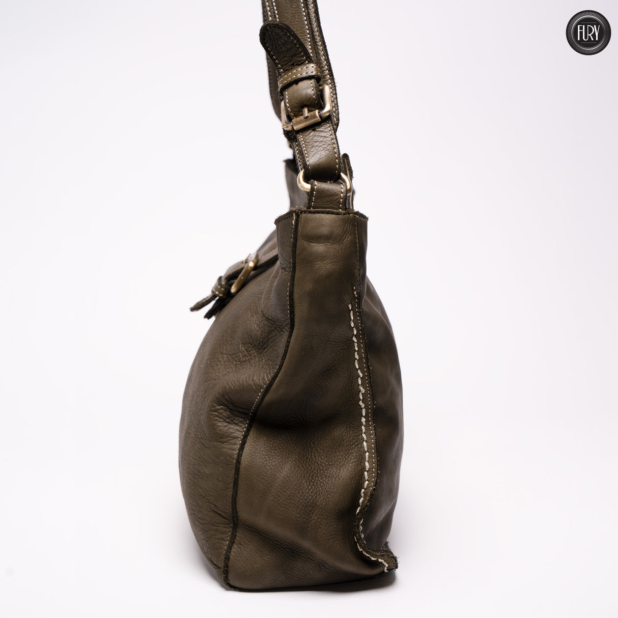 Sandy leather bag