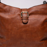 Sandy leather bag