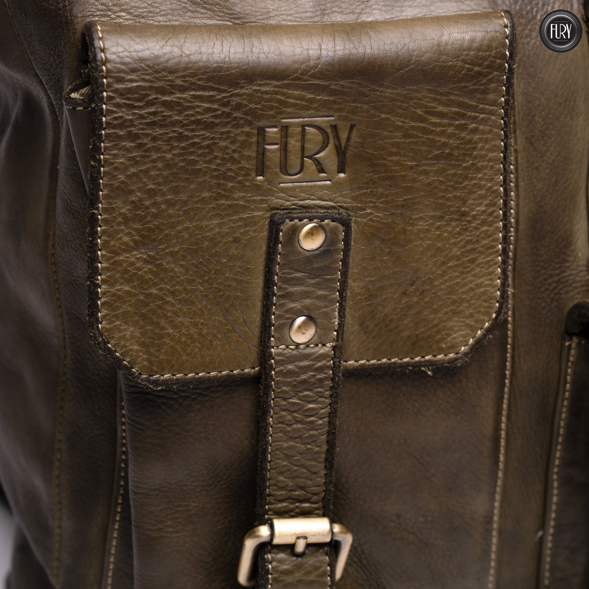 Lucca backpack in leather