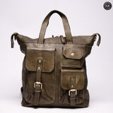 Lucca backpack in leather