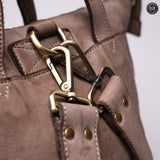 Lucca backpack in leather