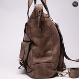 Lucca backpack in leather