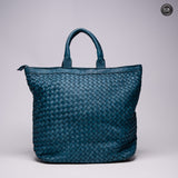 Virginia maxi bag in woven leather