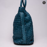 Virginia maxi bag in woven leather