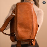 Ettore leather backpack